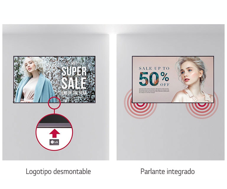 Logotipo desmontable y parlante incorporado2
