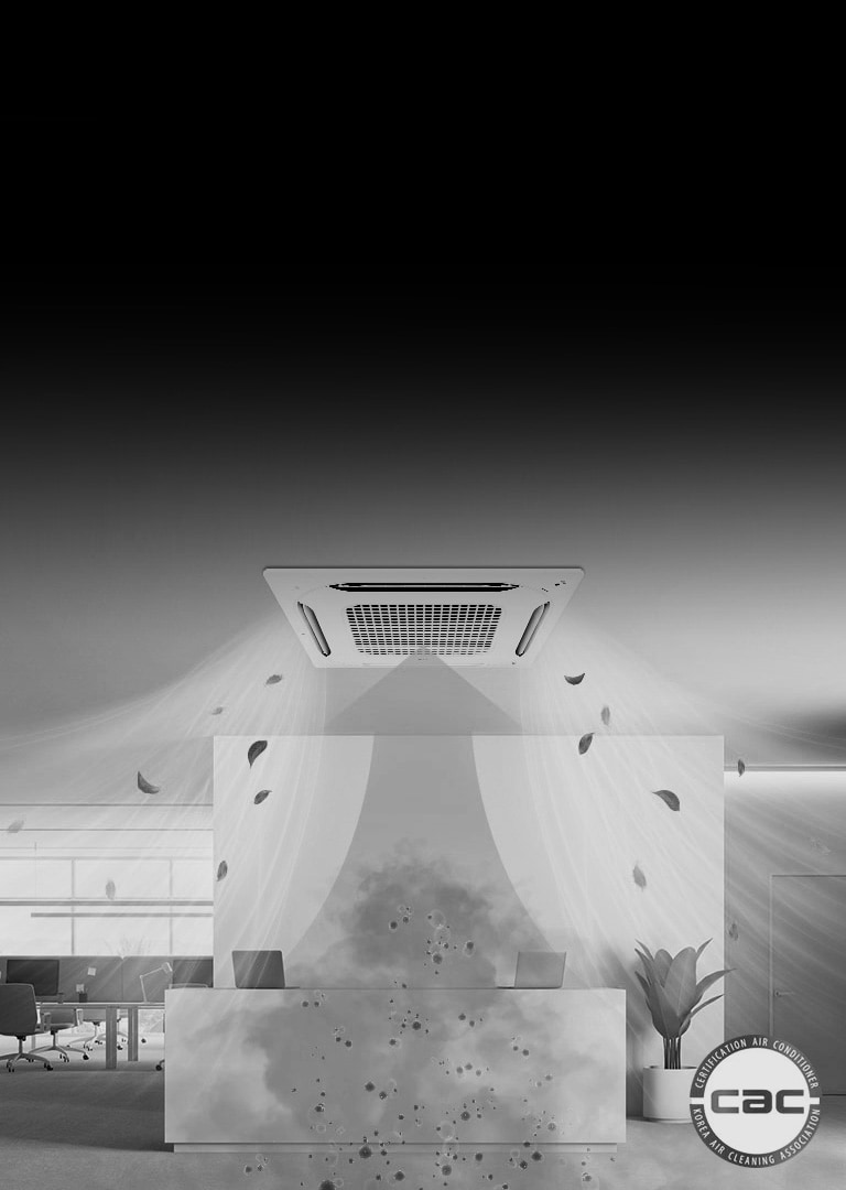 Los cassettes de purificación del aire de LG crean ambientes interiores más sanos2