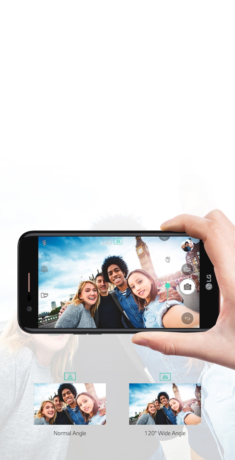 Cámara para selfies con gran angular de 5MP2