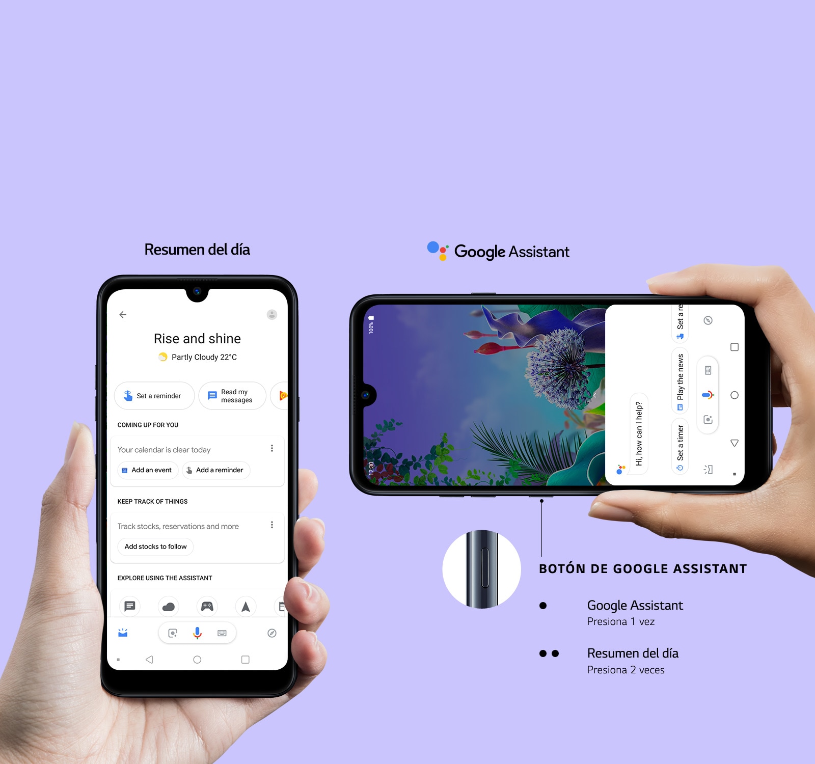 Un solo toque para despertar a Google<br>1