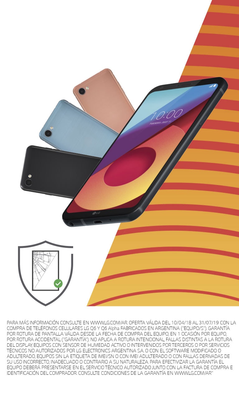 1 Año de Garantía<br>por rotura de pantalla2