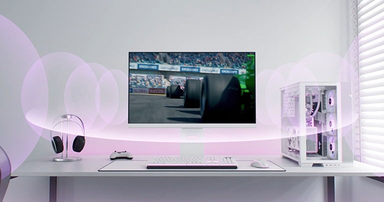 Experience rich and immersive sound with AI Sound.