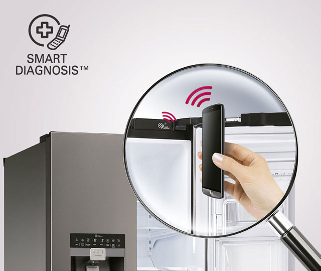 Heladera Smart Diagnosis con Freezer 314lt LG Argentina