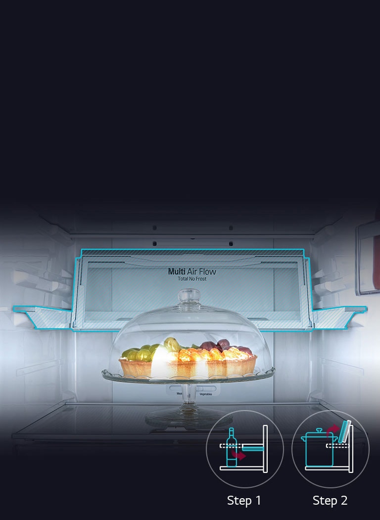 Estante plegable de 2 pasos<br>2