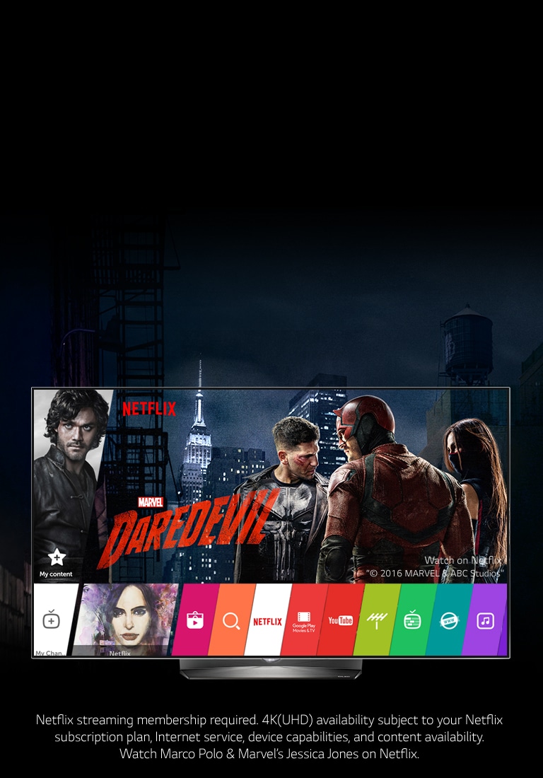 La TV LG OLED es la pareja perfecta para Netflix