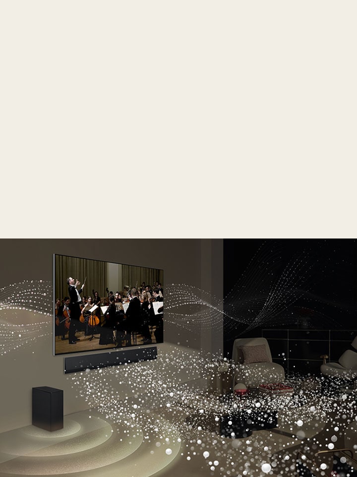 Mira tu televisión sin ningún desorden a la vista.2