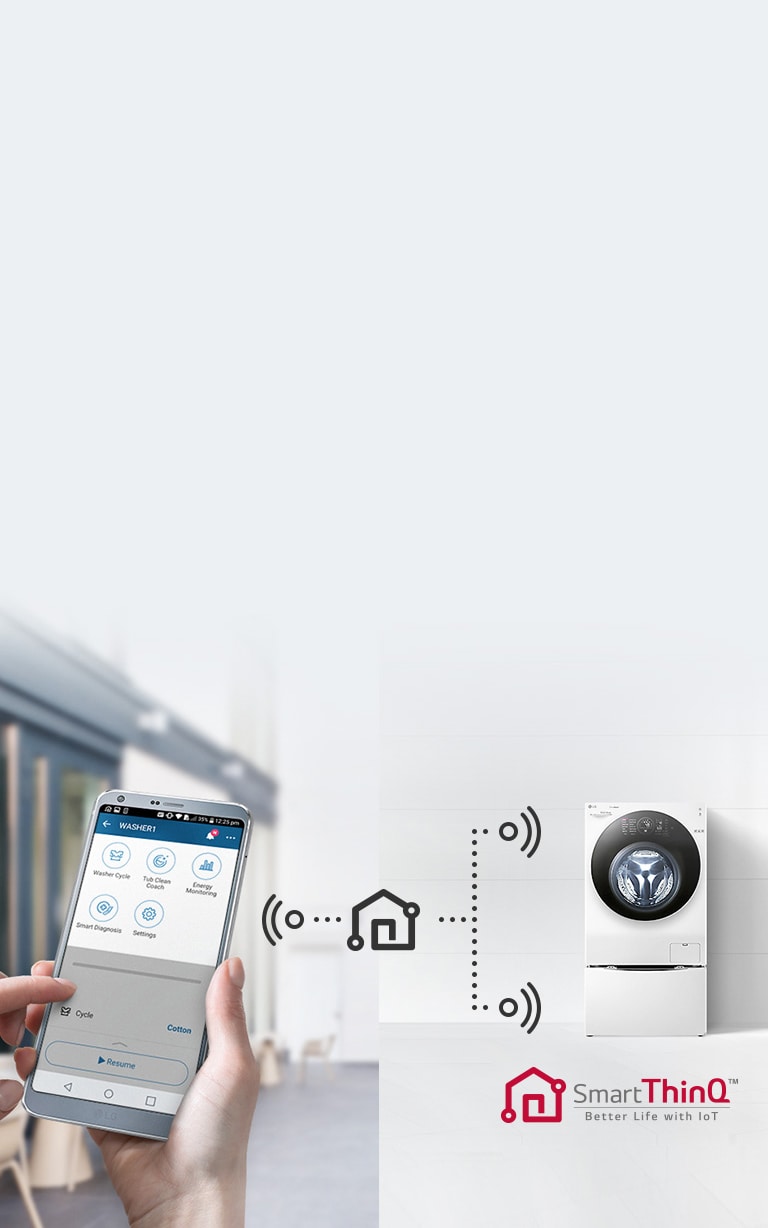 Smart ThinQ / Wi-Fi<br>4