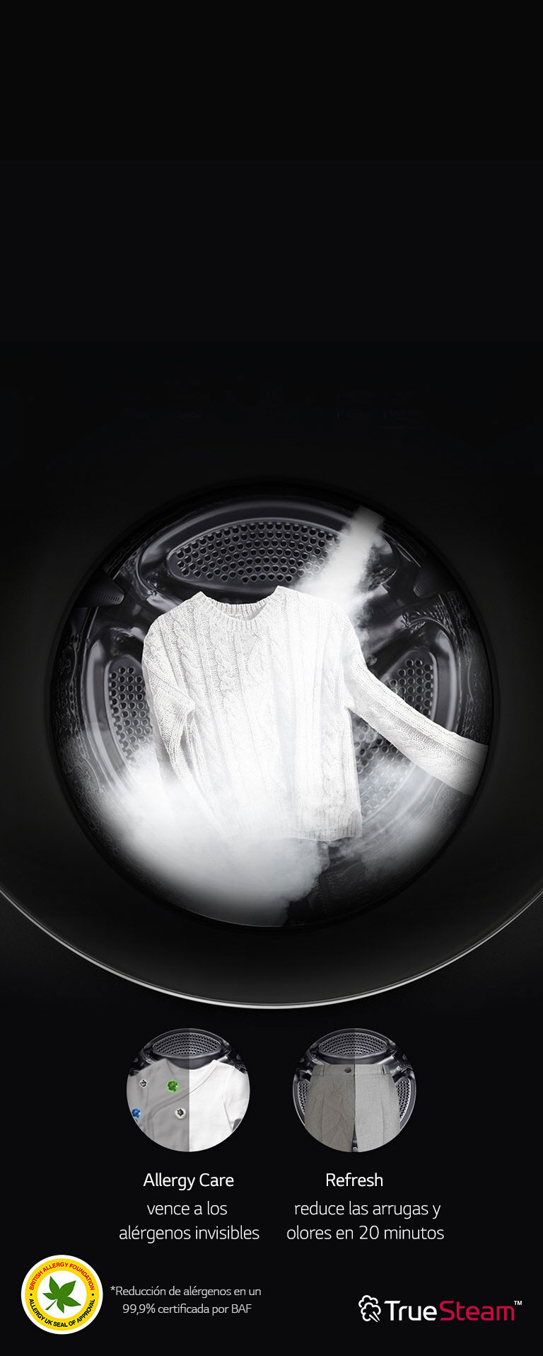 Reduce los alérgenos en un 99,9% <br>4