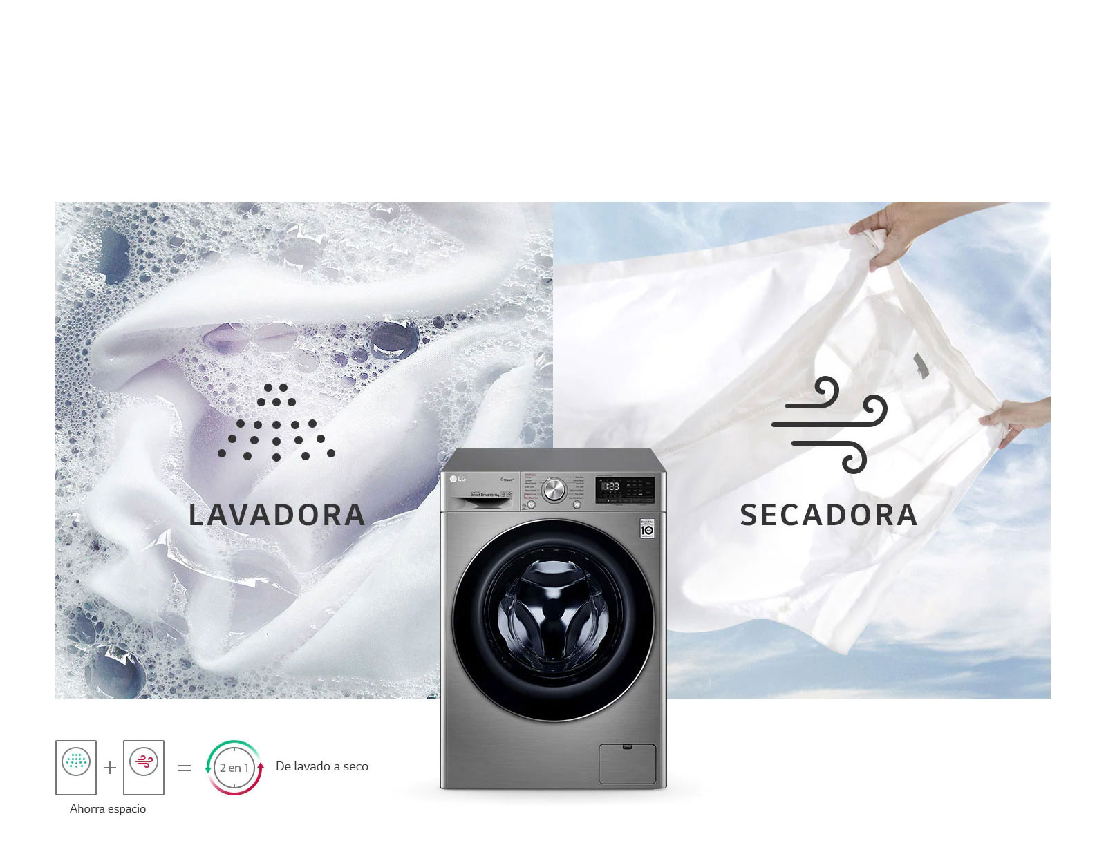 Lavadora y Secadora en Uno1