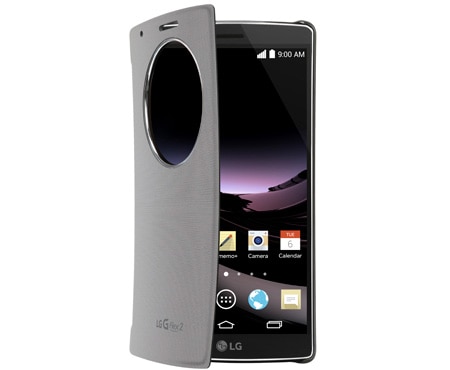 LG Funda Quickcircle 2 para proteger tu LG G Flex 2 - Color Plata, CCF-620, thumbnail 5