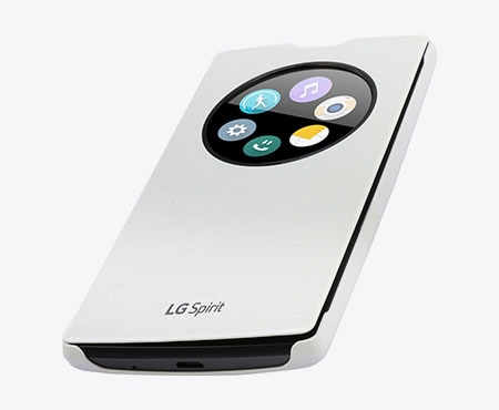 LG Funda Quickcircle 2 para proteger tu LG Spirit - Color Blanco, CCF-590 Blanco, thumbnail 4
