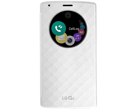 LG Funda Quickcircle 2 para proteger tu LG G4 - Color Blanco, CFV-100 Blanco