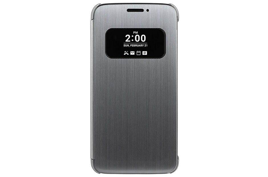 LG Funda G5 Quick Cover - Plata, CFV-160