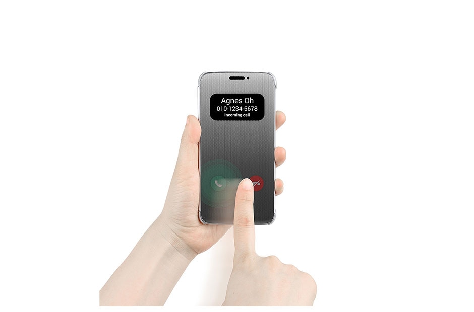 LG Funda G5 Quick Cover - Plata, CFV-160, thumbnail 10