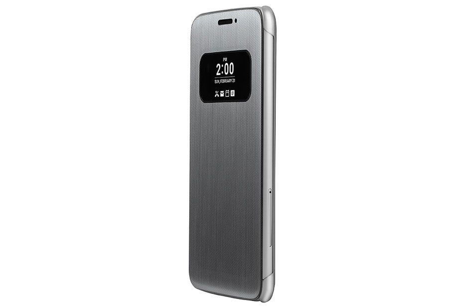 LG Funda G5 Quick Cover - Plata, CFV-160, thumbnail 3