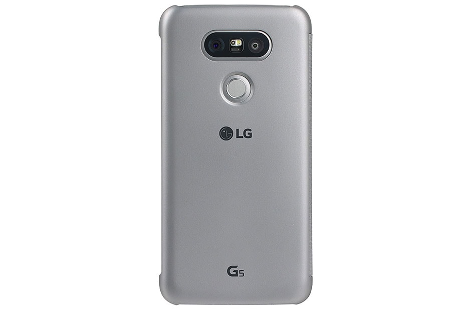 LG Funda G5 Quick Cover - Plata, CFV-160, thumbnail 4