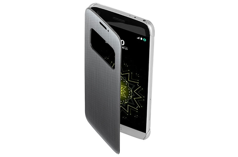 LG Funda G5 Quick Cover - Plata, CFV-160, thumbnail 7