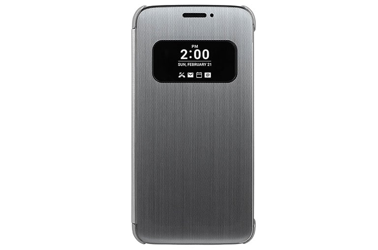 LG Funda G5 Quick Cover - Plata, CFV-160, thumbnail 1