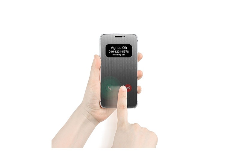 LG Funda G5 Quick Cover - Plata, CFV-160, thumbnail 10