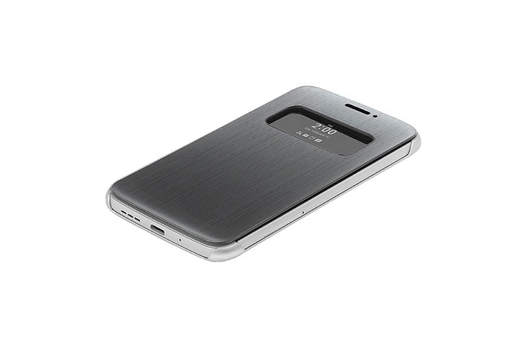 LG Funda G5 Quick Cover - Plata, CFV-160, thumbnail 5