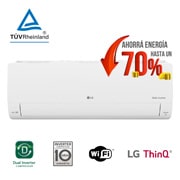 Aire Acondicionado DUALCOOL Frío/Calor 3517W│Dual Inverter│ThinQ (Conectividad Wi-Fi)