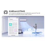 LG Aire Acondicionado DUAL Inverter AI Air Frío/Calor 4200W │ ThinQ™, Life-style1-view, S3-W120A1DA, thumbnail 3