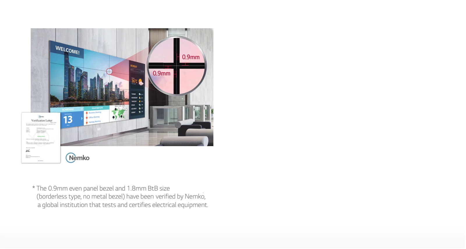 Pantallas de gran formato con bisel ultra delgado1