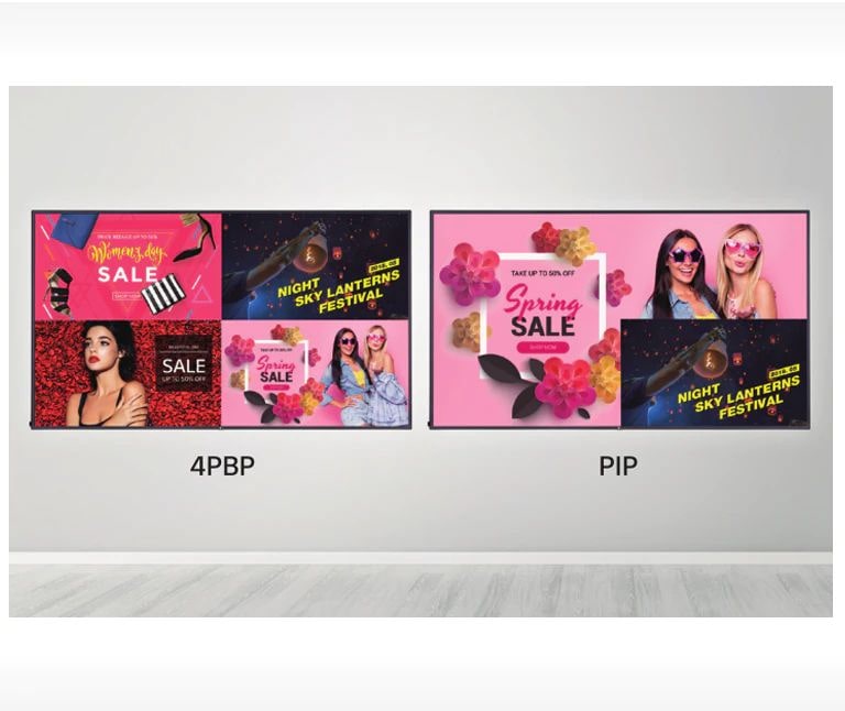 Pantalla múltiple con PBP/PIP