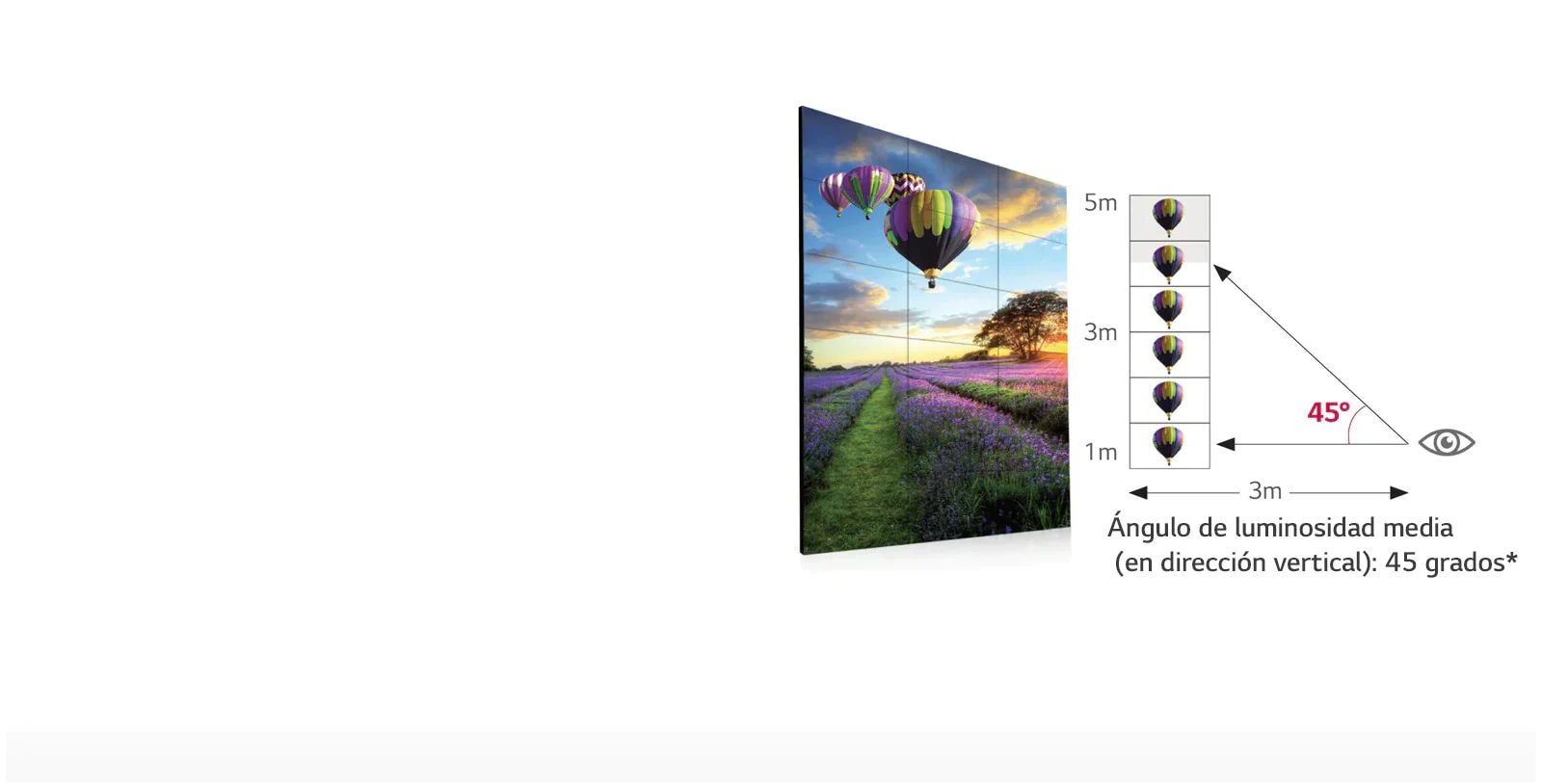 Ángulo de visión amplio