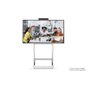 LG One:Quick Flex, Vista frontal con imagen de relleno (* Imágenes en pantalla simuladas. * Los stands se venden por separado), 43HT3WN-M, thumbnail 1