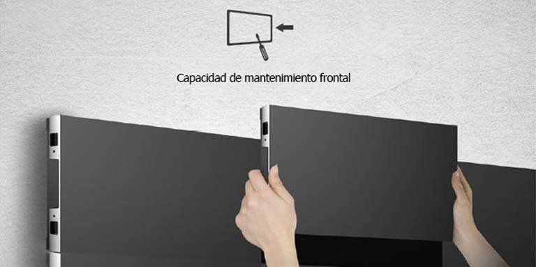 La serie LSBB hace gala de su cómoda instalación desde la parte frontal.