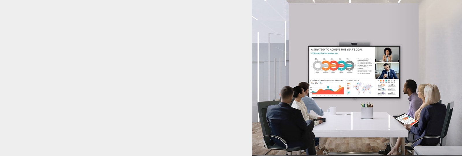 LG LED Display Workout Room