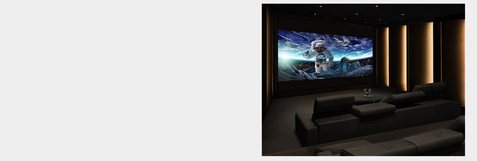 LG LED Display Private Home Cinema