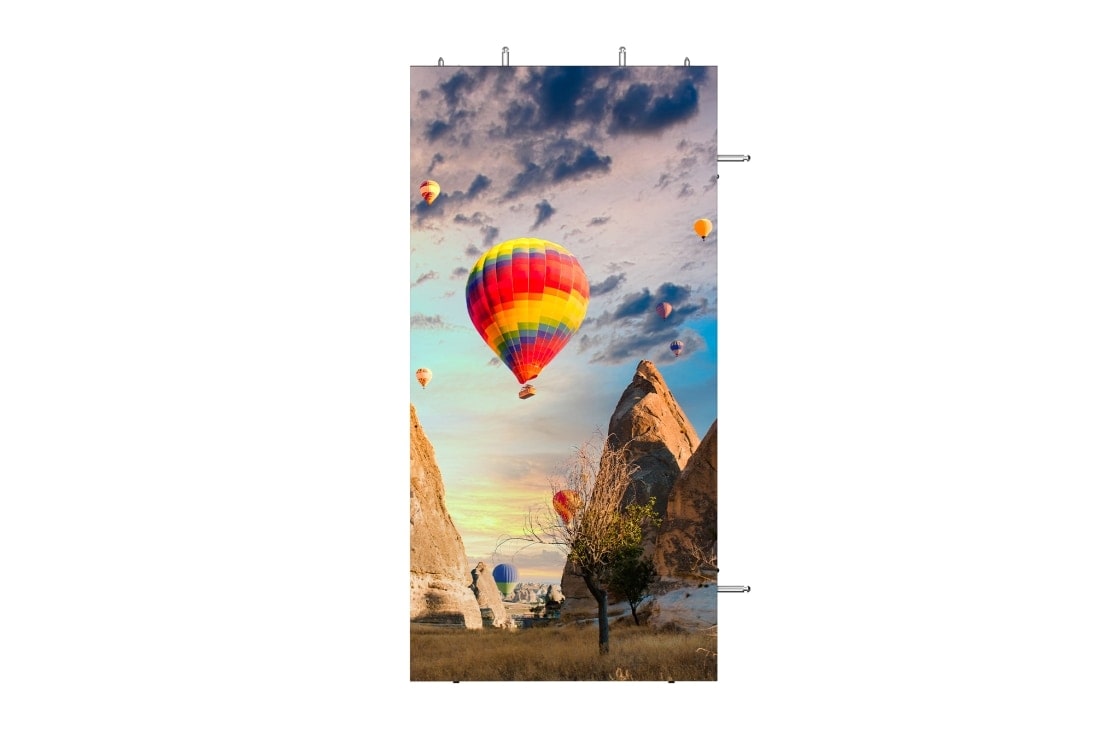 LG Pantalla LED Window Facing, vista frontal con imagen en pantalla, LWBC039-GD