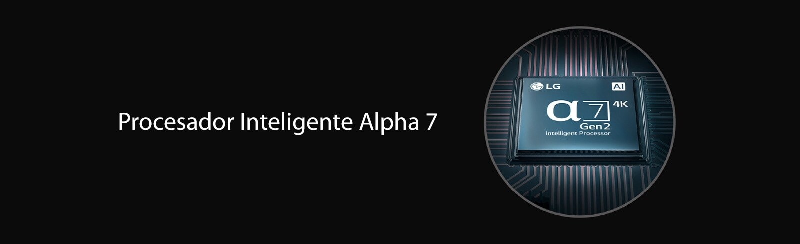 Calidad de imagen optimizada con el Procesador Inteligente α 7