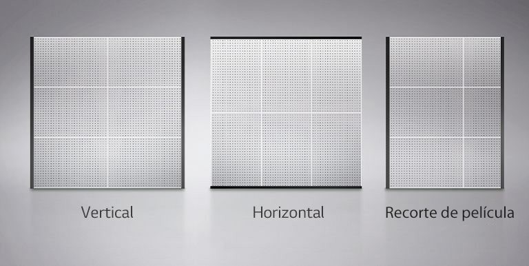 Al agregar una lámina vertical u horizontalmente, o al recortarla, se puede cambiar de tamaño de manera flexible.