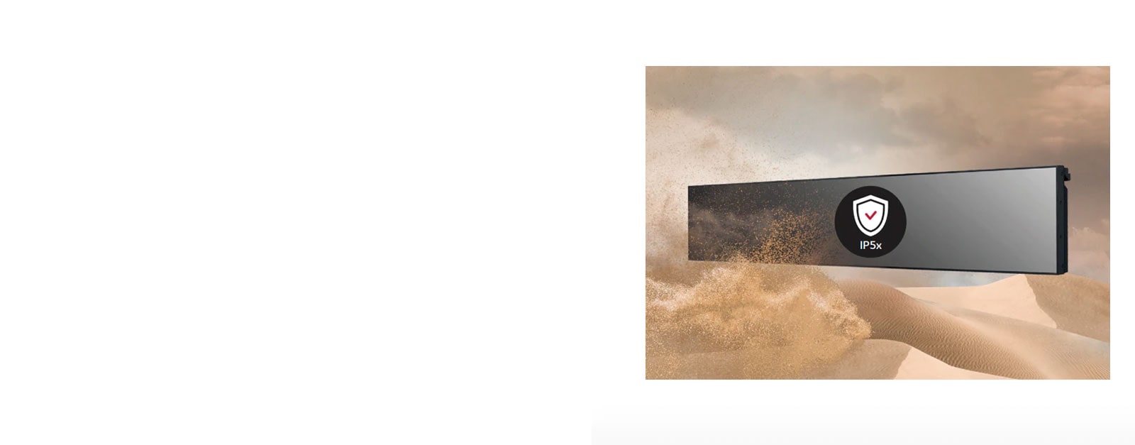 Diseño con certificación IP5x