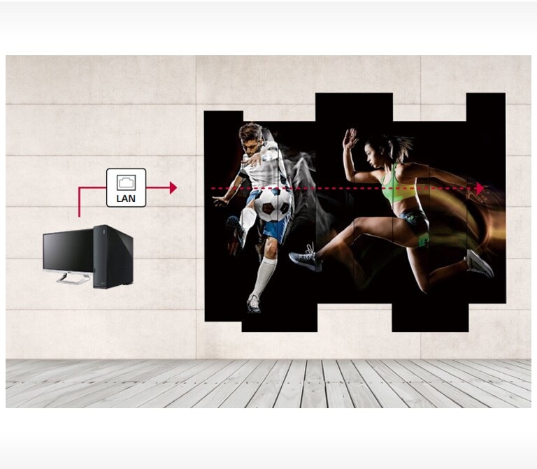 Conexión en cadena margarita LAN