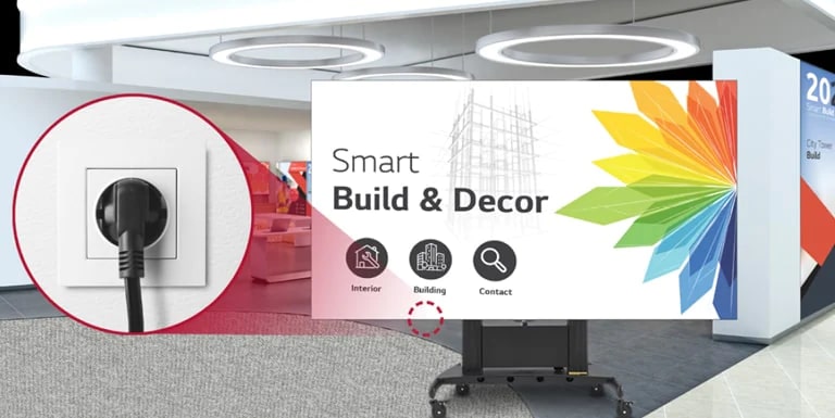 Para describir la serie LAEC se puede simplemente conectar a un suministro de energía, para mostrar la parte de conexión de energía.