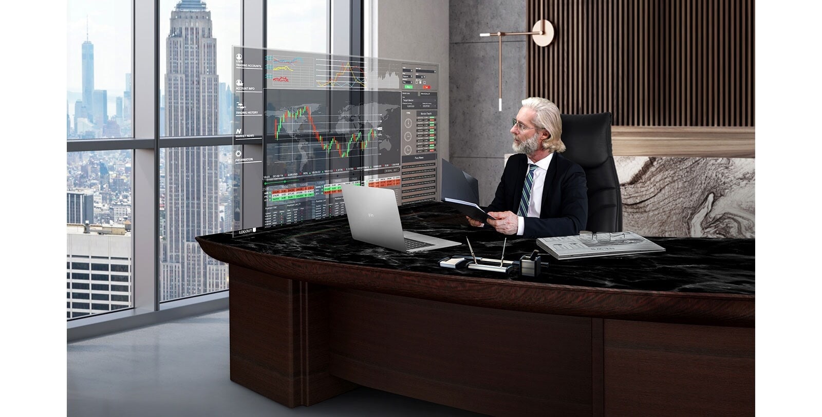 Ver lo invisible con OLED transparente de LG