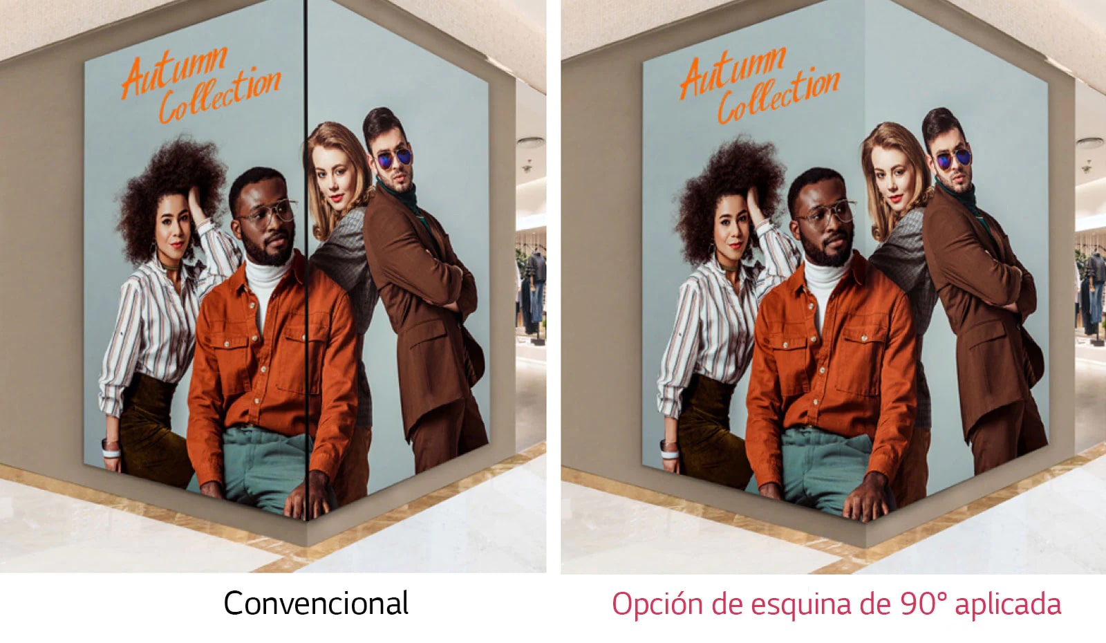 Diseño de Esquina Angular de 90° Disponible