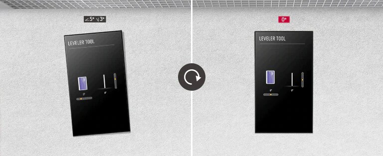 Instalación precisa usando la herramienta de nivelación2