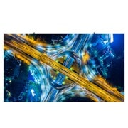 LG Pantalla LED Essential de pixel fino para interiores, vista frontal con imagen en pantalla, LSBB012-GD, thumbnail 1