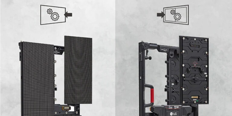 Accesibilidad para Mantenimiento Frontal o Trasera