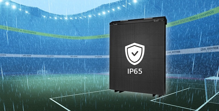 El gabinete con certificación IP65 permite que la serie GREF funcione bien incluso en climas lluviosos.