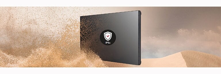 El VH7J-H, con certificación a prueba de polvo IP5x, protege el producto del polvo.