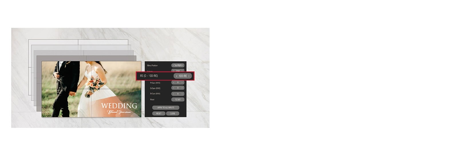 VH7J-H se puede ajustar con mayor precisión el balance de blancos.