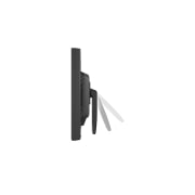 LG Monitor Táctil 17''│Alimentación integrada│Incilinación ajustable, side view of the stand moving for tilt adjustment, 17BR30T-B, thumbnail 6