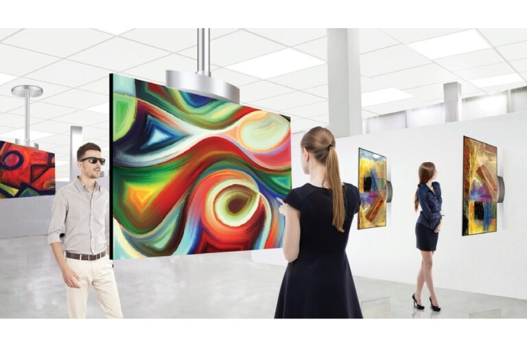 LG 55EH5C Monitor 55'' OLED doble cara, 55EH5C-S, thumbnail 1