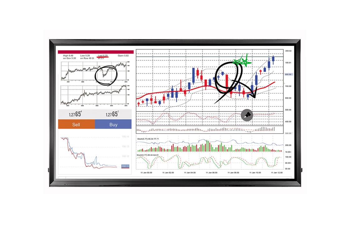 LG Tablero digital interactivo, 86TR3E-B